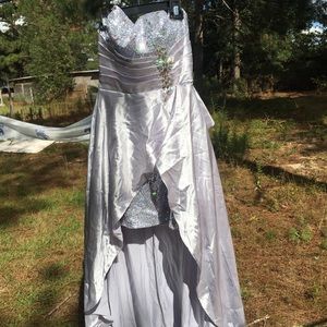 Silver Dress: With diamonds